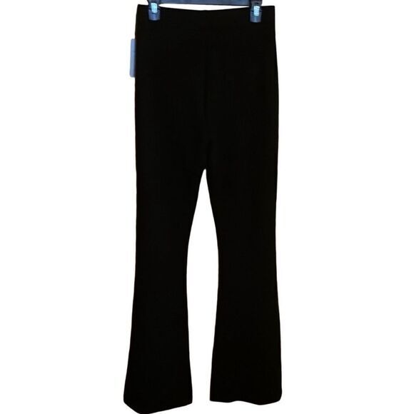 Afitne womens pants Size M‎ work workout high waist bootcut black  pull on NWT - Picture 3 of 7